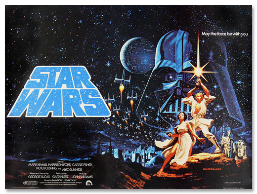Star Wars first poster by The Brothers Hildebrandt