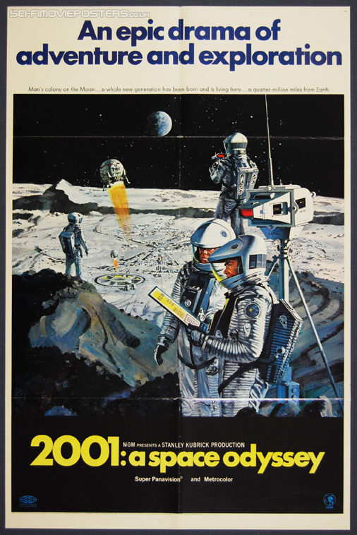 2001: A Space Odyssey (1968) Style B - Original US One Sheet Movie Poster