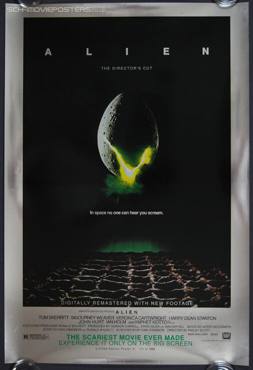 Alien: The Director's Cut (2003) - Original US One Sheet Movie Poster