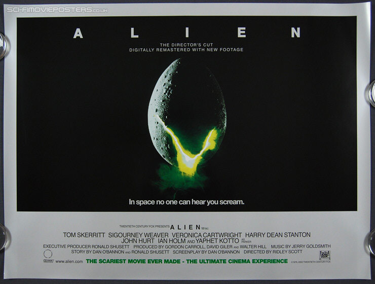 Alien: The Director's Cut (2003) - Original British Quad Movie Poster