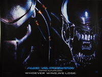 AVP: Alien vs. Predator (2004) Advance - Original British Quad Movie Poster