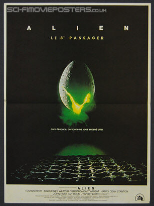 Alien (1979) - Original French Movie Poster