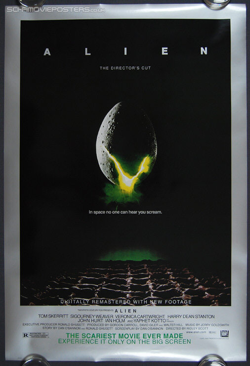 Alien: The Director's Cut (2003) - Original US One Sheet Movie Poster