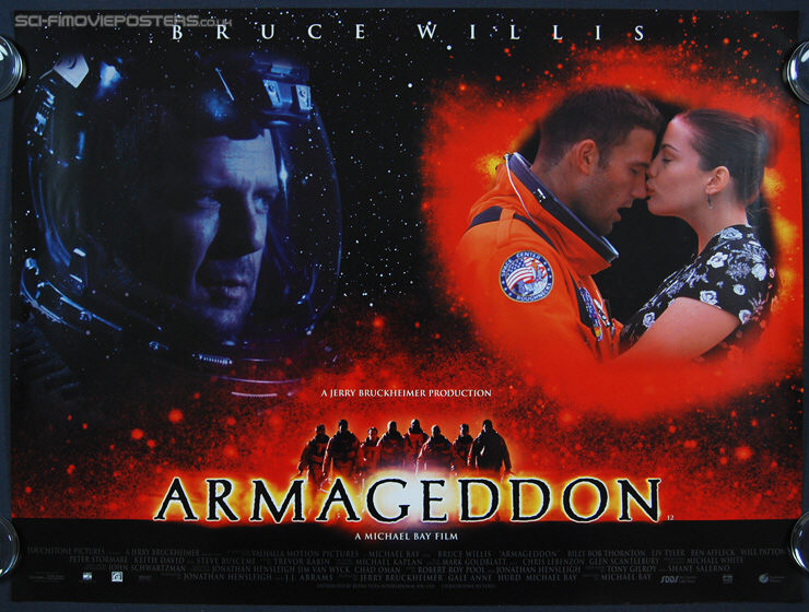 Armageddon (1998) - Original British Quad Movie Poster