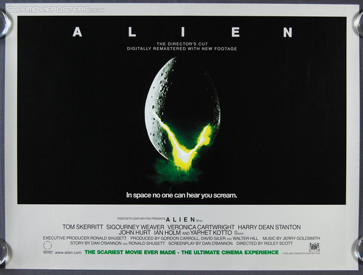 Alien: The Director's Cut (2003) - Original British Quad Movie Poster