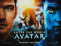 Avatar (2009) - Original British Quad Movie Poster