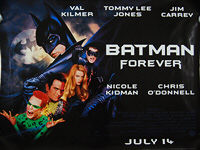 Batman Forever (1995) - Original British Quad Movie Poster