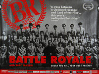 Battle Royale (Batoru Rowaiaru) (2000) Limited release - Original British Quad Movie