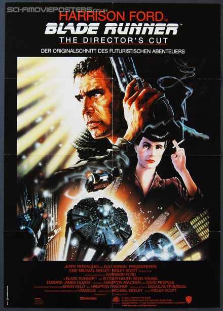 Blade Runner: The Director's Cut (1992) - Original German Movie Poster