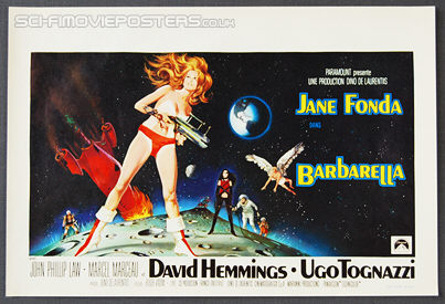 Barbarella (1968) - Original Belgian Movie Poster