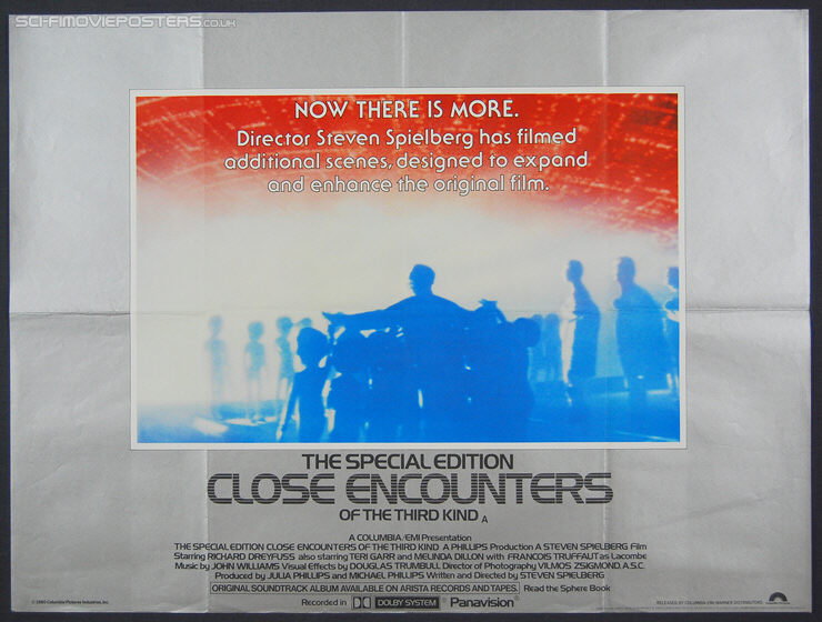 Close Encounters of the Third Kind: Special Edition (1980) - Original British Quad Movie Poster