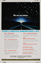Close Encounters of the Third Kind 'Facts' (1977) - Original US One Sheet Movie Poster