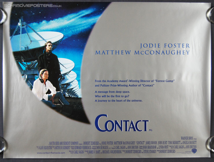 Contact (1997) - Original British Quad Movie Poster
