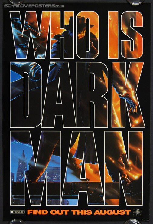 Darkman (1990) Advance - Original US One Sheet Movie Poster