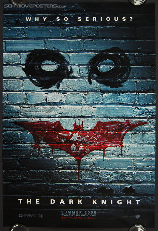 Dark Knight, The (2008) Advance A - Original US One Sheet Movie Poster