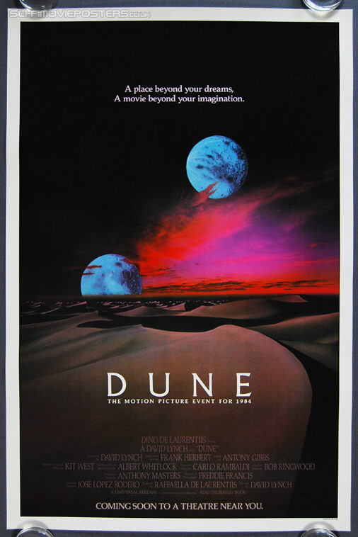 Dune (1984) Two Moons - Original US One Sheet Movie Poster