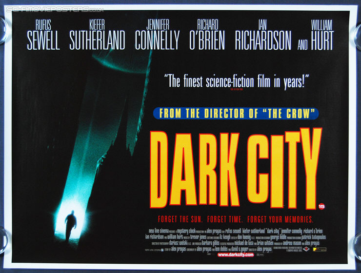 Dark City (1998) - Original British Quad Movie Poster