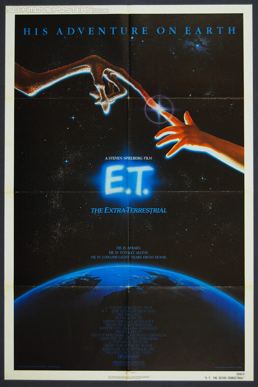 E T: The Extra-Terrestrial (1982) - Original US One Sheet Movie Poster