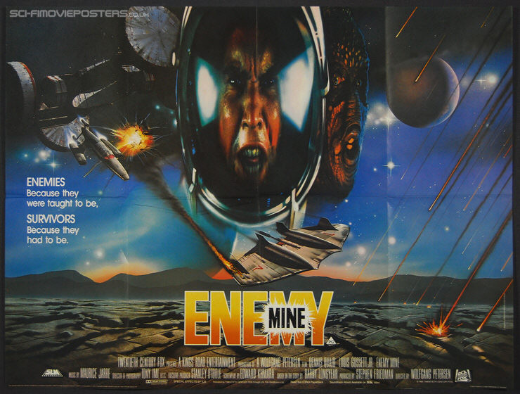 Enemy Mine (1985) - Original British Quad Movie Poster