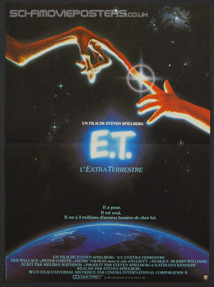 E T: The Extra-Terrestrial (1982) - Original French Movie Poster