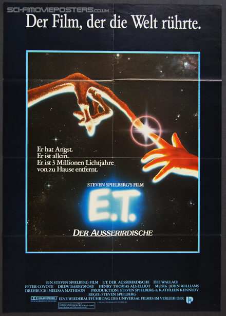 E T: The Extra-Terrestrial (1982) - Original German Movie Poster