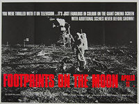 Footprints on the Moon: Apollo 11 (1969) - Original British Quad Movie Poster