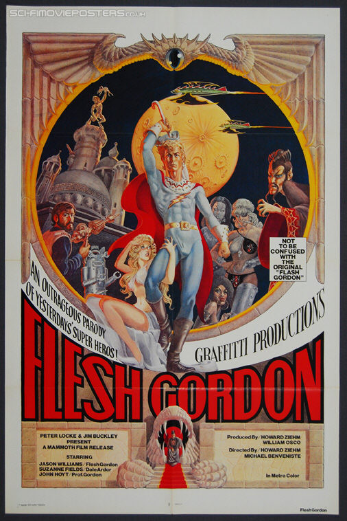 Flesh Gordon (1974) - Original US One Sheet Movie Poster
