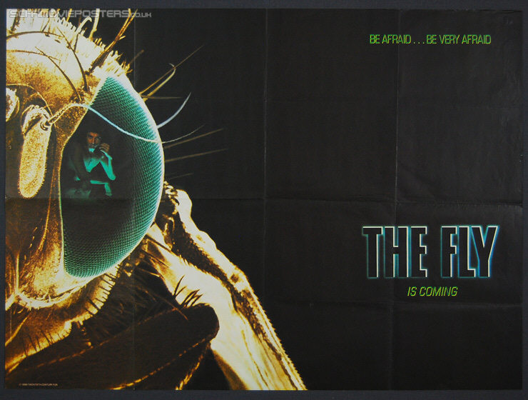 Fly, The (1986) Advance - Original British Quad Movie Poster