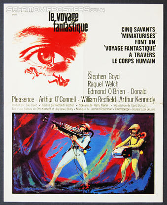 Fantastic Voyage (1966) - Original French Movie Poster