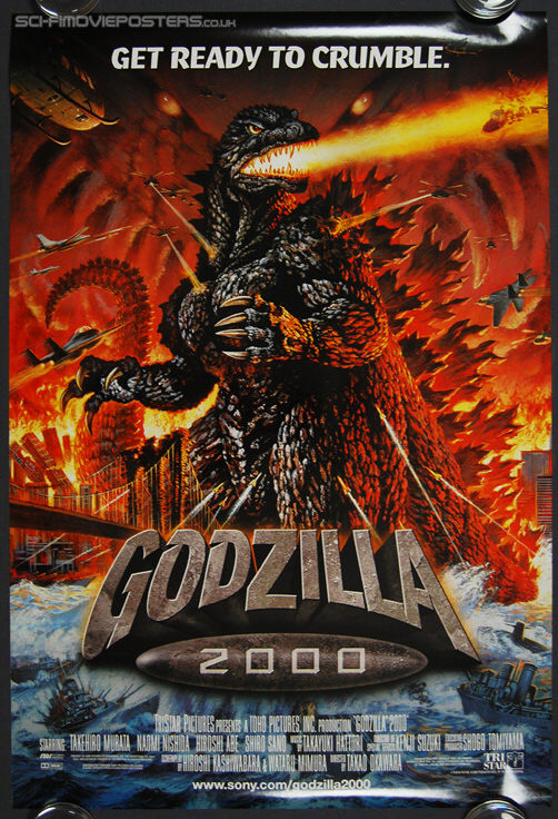 Godzilla 2000 (Gojira Ni-sen Mireniamu) (2000) - Original US One Sheet Movie Poster