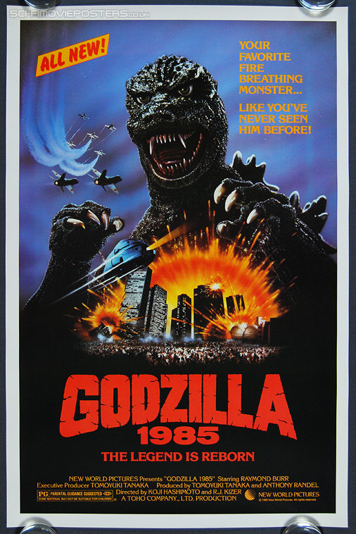 Godzilla 1985 - Original US One Sheet Movie Poster