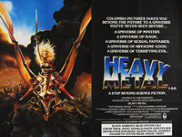 Heavy Metal (1981) - Original British Quad Movie Poster