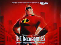 Incredibles, The (2004) - Original British Quad Movie Poster