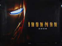 Iron Man (2008) Advance - Original British Quad Movie Poster