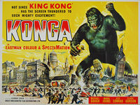 Konga (1961) - Original British Quad Movie Poster