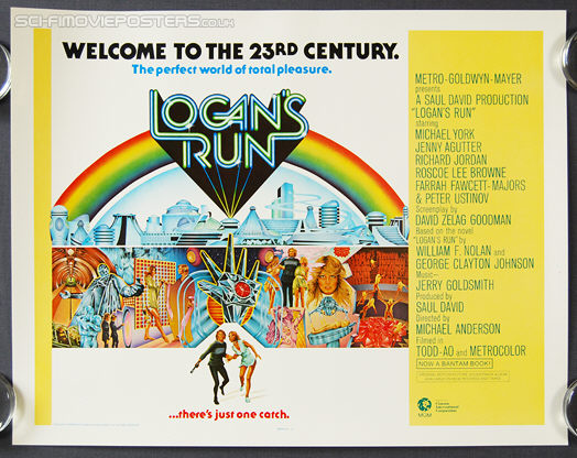 Logan's Run (1976) - Original US Half Sheet Movie Poster