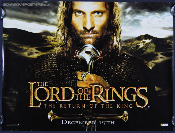 Lord of the Rings: The Return of the King, The (2003) Advance- Original British Quad Movie Poster