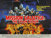 Mission Galactica: The Cylon Attack (1978) - Original British Quad Movie Poster