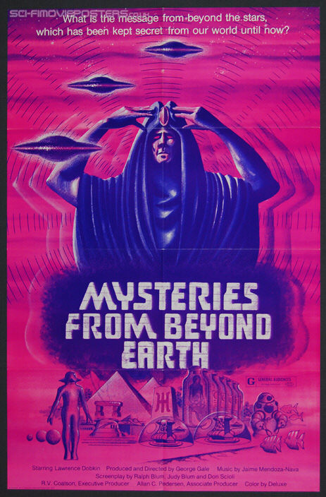 Mysteries from Beyond Earth (1975) - Original US One Sheet Movie Poster