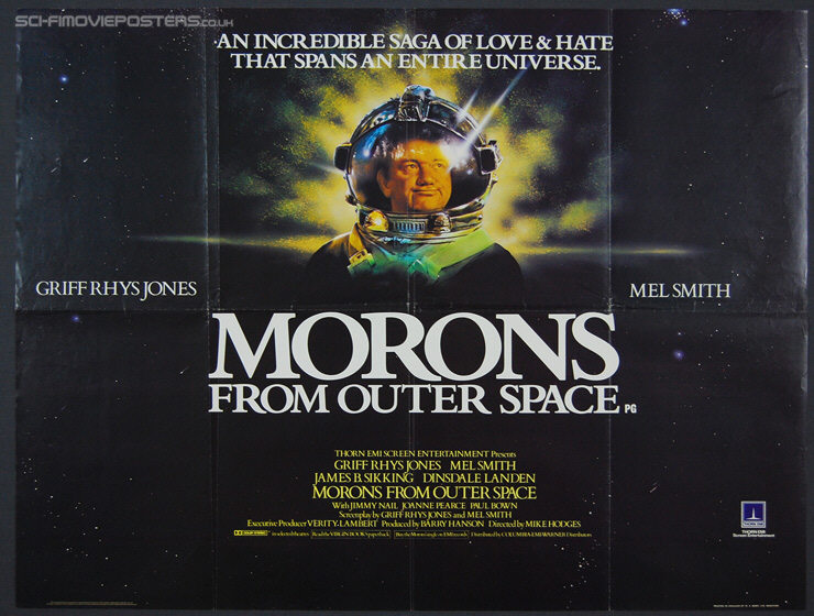 Morons from Outer Space (1985) - Original British Quad Movie Poster