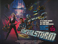 Metalstorm: The Destruction of Jared-Syn (1983) 'In 3D' - Original British Quad Movie Poster