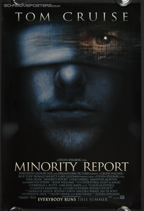 Minority Report (2002) - Original US One Sheet Movie Poster