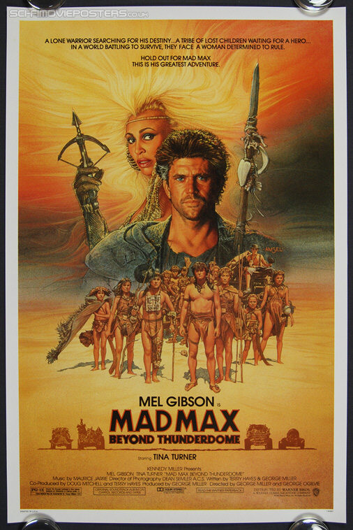 Mad Max Beyond Thunderdome (1985) - Original US One Sheet Movie Poster