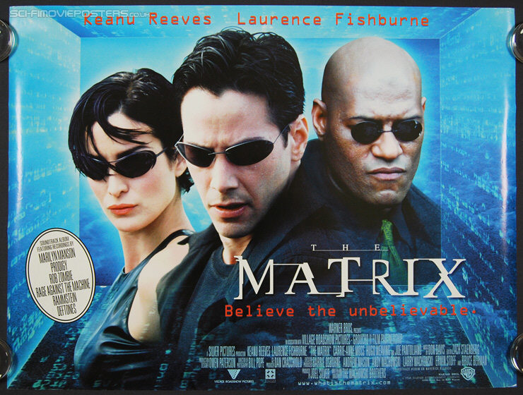 Matrix, The (1999) - Original British Quad Movie Poster