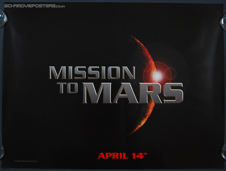 Mission to Mars (2000) Advance - Original British Quad Movie Poster