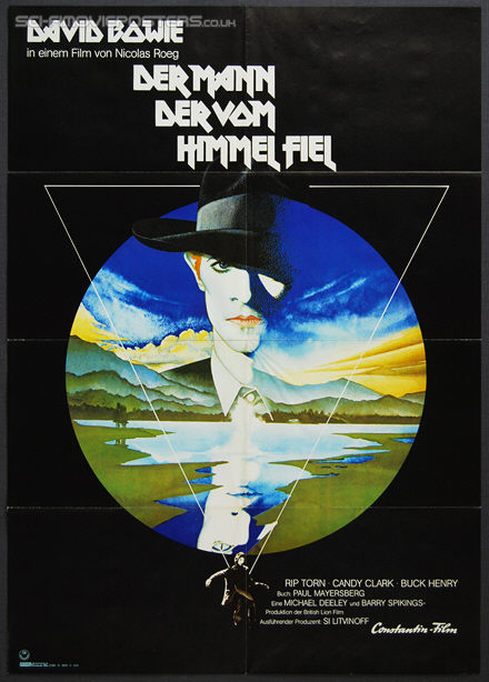 Man Who Fell to Earth, The (1976) - Original German Movie Poster