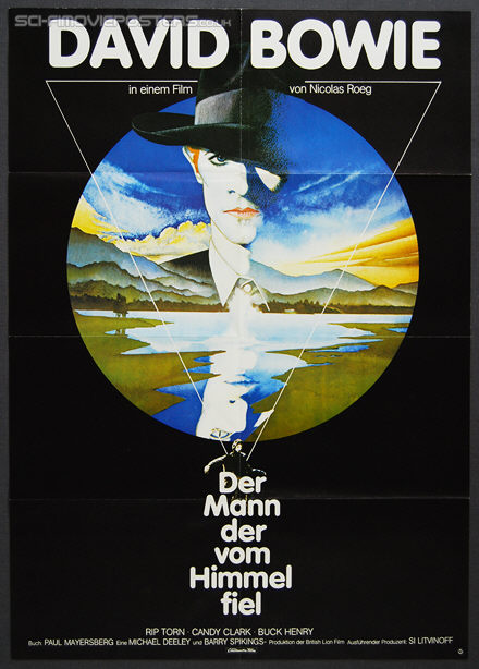 Man Who Fell to Earth, The (1976) - Original German Movie Poster