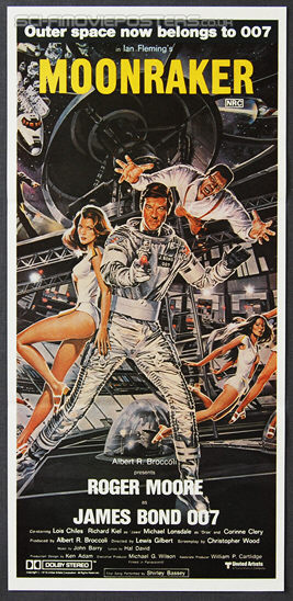 Moonraker (1979) - Original Australian Daybill Movie Poster