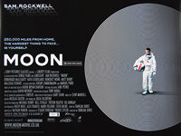 Moon (2009) - Original British Quad Movie Poster
