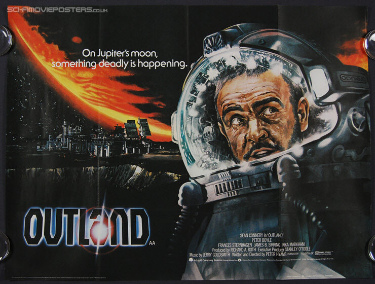 Outland (1981) - Original British Quad Movie Poster